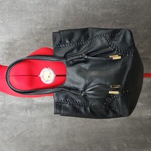 Faux leather bag